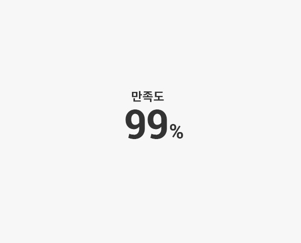 만족도 99%